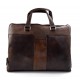 Herren schultertasche notebooktasche tablet ipad dunkel braun ledertasche
