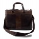 Herren schultertasche notebooktasche tablet ipad dunkel braun ledertasche