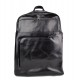 Rucksack leder rucksack damen herren reisetasche schwarz