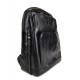 Rucksack leder rucksack damen herren reisetasche schwarz