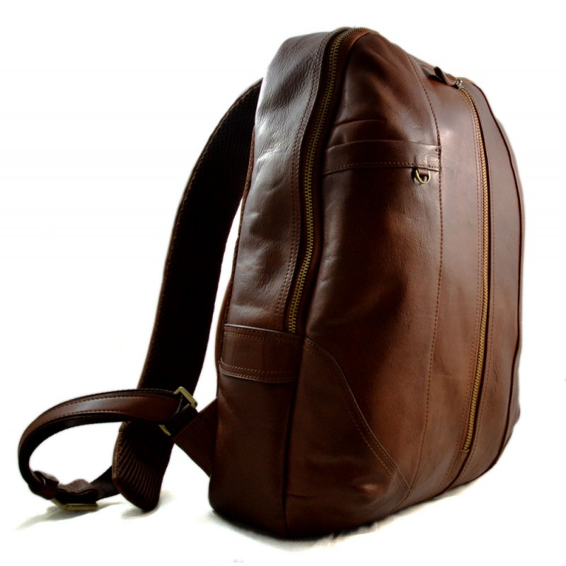 de piel mochila mochila marron hombre mujer