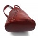 Sac à dos bandoulière en cuir sac homme femme rouge