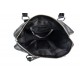 Ladies buffalo leather handbag womens shoulder bag black