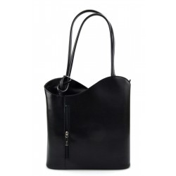 Ladies handbag black leather bag clutch hobo bag backpack