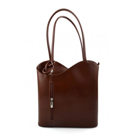 Ladies handbag brown leather bag clutch hobo bag backpack