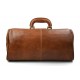 Leather doctor bag messenger handbag ladies men leatherbag briefcase vintage brown