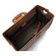 Leather doctor bag messenger handbag ladies men leatherbag briefcase vintage brown