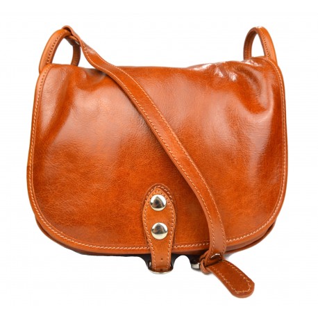 Borsa donna pelle tracolla a spalla miele borsa vera pelle hobo bag