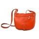 Ladies handbag leather bag clutch hobo bag shoulder bag orange