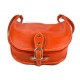 Ladies handbag leather bag clutch hobo bag shoulder bag orange