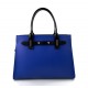 Leather women handbag ladies shoulder bag luxury bag purse women handbag blue made in Italy women tote bag leather purse
