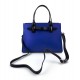 Leather women handbag ladies shoulder bag luxury bag purse women handbag blue made in Italy women tote bag leather purse
