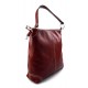 Bolso de de cuero bolso de piel de mujer rojo