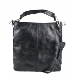 Sacoche femme sac à main en cuir sacoche de cuir noir