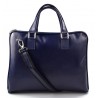 Damen leder tasche handtasche schulter tasche blau