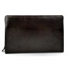 Sac pochette marron fonce pochette cuir sac à main cuir sac de soirée pochette femme sac femme cuir