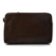 Leder kupplung dunkelbraun kupplung tasche leder clutch damen leder brieftasche damen