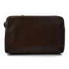 Embrague cuero bolso clutch grand bolso de embrague bolso de embrague cuero embrague marron oscuro