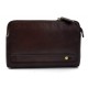 Leder kupplung dunkelbraun kupplung tasche leder clutch damen leder brieftasche damen