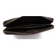 Leder kupplung damen kupplung tasche leder clutch damen leder brieftasche damen dunkelbraun