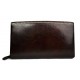 Leder kupplung tasche leder clutch leder brieftasche damen tasche dunkel braun