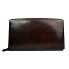 Leder kupplung tasche leder clutch leder brieftasche damen tasche dunkel braun