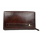Leder kupplung tasche leder clutch leder brieftasche damen tasche dunkel braun