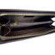 Leder kupplung tasche leder clutch leder brieftasche damen tasche dunkel braun