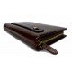 Sac pochette pochette cuir sac à main cuir sac de soirée pochette femme sac femme marron foncè