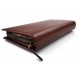 Leder kupplung tasche leder clutch leder brieftasche damen tasche braun