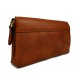 Sac pochette marron pochette cuir sac à main cuir sac de soirée pochette femme