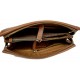 Borsa clutch pelle clutch pelle grande borsa sera pelle pochette pelle borsa pelle marrone