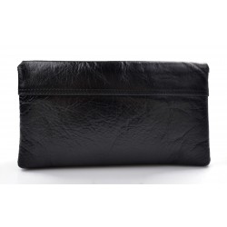 Embrague cuero bolso clutch negro bolso de embrague bolso de embrague cuero
