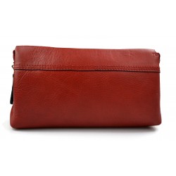Embrague cuero bolso clutch rojo bolso de embrague bolso de embrague cuero