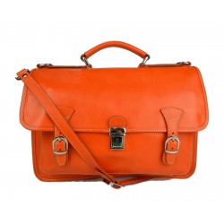 Sac à main cuir bandoulière sac en cuir sac homme sac à bandoulière homme messenger orange