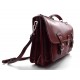Briefcase leather office bag backpack shoulder bag conference bag mens business red
