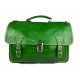 Briefcase leather office bag backpack shoulder bag conference bag mens business green