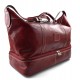 Leather duffle bag leather luggage genuine leather shoulder bag red mens ladies