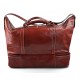 Leather duffle bag leather luggage genuine leather shoulder bag red mens ladies