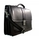 Leather briefcase mens ladies office handbag shoulderbag messenger business bag satchel black leather executive bag