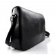 Borsa pelle uomo messenger uomo donna tracolla postino messenger pelle nero