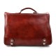 Borsa pelle messenger uomo donna borsa postino cartella pelle messenger XXL rosso