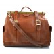 Leather doctor bag mens travel matt brown womens cabin luggage bag leather shoulder bag