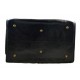 Borsone viaggio in pelle doctor bag con manici e tracolla borsa pelle uomo donna nero