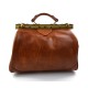 Sac docteur doctor bag cuir sac main cuir sac femme sacoche d'èpaule brun clair