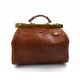 Sac docteur doctor bag cuir sac main cuir sac femme sacoche d'èpaule brun clair