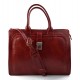 Leather briefcase mens womans office shoulder bag document messenger bag business bag executive VIP briefcase honey