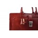 Sac cartable cuir serviette a main cuir bandoulière homme femme messenger sac de travail sac cartable rouge