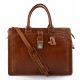 Leather briefcase office document bag business bag executive VIP briefcase honey