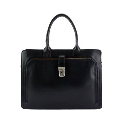 Leather briefcase mens women office shoulder bag document messenger bag business bag executive VIP briefcase honey